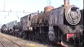 Swedish railway with many steam locomotives in Grängesberg and Uppsala [upl. by Am]