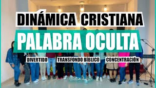 DINAMICA para Jóvenes Cristianos  PALABRA OCULTA 🔥 [upl. by Adekam]