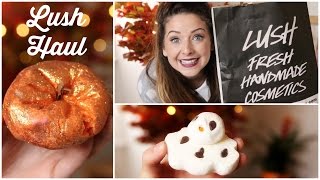 Huge Lush Haul  Zoella [upl. by Sesilu158]