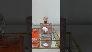 Perfume tray and collection 🎀🪷 asmr perfumecollection tjmaxx aesthetic organization pink [upl. by Naruq580]