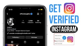 HOW TO GET VERIFIED ON INSTAGRAM  REQUEST VERIFICATION [upl. by Enyaw350]