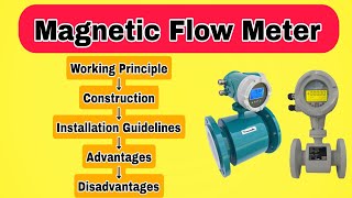 Mag Flow Meter Working Principle Magnetic Flow meter working [upl. by Langley959]