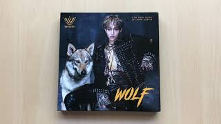 ♡Unboxing Kim Woosung 김우성 1st Mini Album Wolf♡ [upl. by Gilmour]