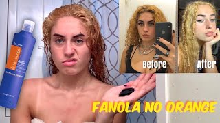 FANOLA NO ORANGE SHAMPOO savior [upl. by Leseil]