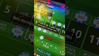 Easiest way to double up at the casino casino gambling lasvegas craps [upl. by Zorina589]