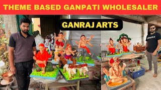 WHOLESALER OF THEME BASED GANESH IDOLS  ECO FRIENDLY amp POP  GANRAJ ARTS PUNE [upl. by Bullough]