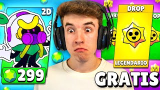 COMPRO LA SKIN 2D LEGENDARIA de CORDELIUS Y ABRO DROP LEGENDARIO GRATIS en BRAWL STARS [upl. by Fedak]