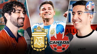 MESSI FINALLY SCORES ARGENTINA TO THE FINALS After DEFEATING Canada 20  Copa America 2024 [upl. by Aramoiz]