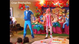 SHOW LAZY TOWN COVER Criar Produções [upl. by Coray86]