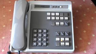 Siemens Teamset 205 Touch button phone overview and ring [upl. by Purdy]