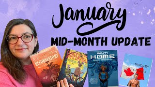 January MidMonth Update  reading watching listening [upl. by Collette]