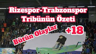 Karadeniz Derbisi Tribün Özeti  Karadeniz’in En Büyüğü Rize  Rizespor 2 Trabzon 3 [upl. by Borlase]