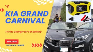 Car Battery Charger  Trickle Charger  KIA Grand Carnival  Must Watch PakWheels PAKGEAR [upl. by Sivad]