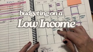 BUDGETING ON A LOW INCOME  SINGLE MOM BUDGET  COST OF LIVING [upl. by Annunciata860]