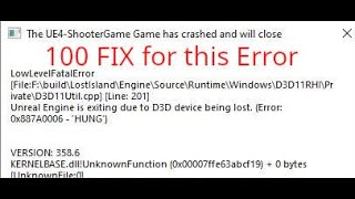 100 fix for quotD3D Device being lostquot crash  JoeteckTips [upl. by Ailedua459]