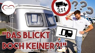 ✅🤯 Führerscheine und Gewicht bei Wohnwagen erklärt  B B96 BE C1 C1E  Stütz Anhängelast uvm [upl. by Anitnatsnoc]