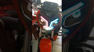 Tvs Raider 125 Modified Headlight 🔥😱 tvsraider [upl. by Brynna]