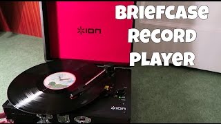 Briefcase Turntable Portable Record Player [upl. by Schwab393]