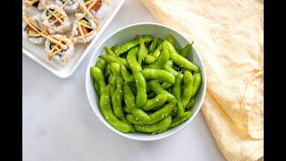 HOW TO MAKE EASIEST STEAMED EDAMAME  short video [upl. by Ahsar]