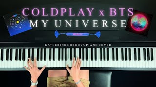 Coldplay X BTS  My Universe HQ piano cover [upl. by Herrington]