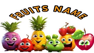 Fruits name  Fruits name in english Fruits name for kids [upl. by Vallery]