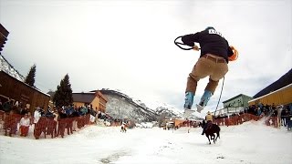 GoPro Skijoring In Colorado [upl. by Tat]