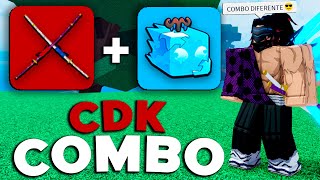 MELHOR COMBO de ICE e CDK no BLOX FRUITS 🧊🔥 [upl. by Ainesey171]