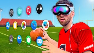 Testing Apple Vision Pro vs Football [upl. by Suhsoj14]