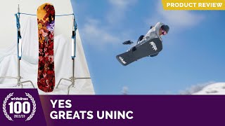 YES Greats UnInc 2023 Snowboard Review [upl. by Fulmis]