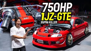 750HP BIG TURBO 1JZ TOYOTA SOARER  The 2JZ Supra Killer From HELL [upl. by Enitsej]