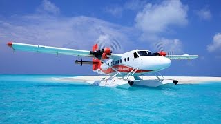 MOST BEAUTIFUL FLIGHT IN THE WORLD Maldives seaplane transfer [upl. by Yrogerg]