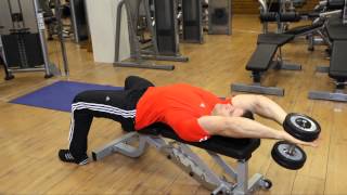 Dumbbell Pullover  Chest Exercise [upl. by Ferrigno]