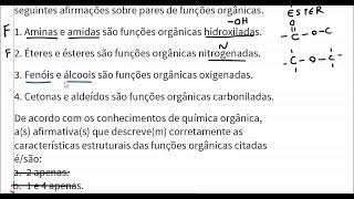 Funções orgânicas grupos funcionais e características das funções orgânicas [upl. by Yelnik213]