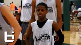 8th grader Chase Adams flashes Pure Point Guard skills at John Lucas Combine [upl. by Kaenel]