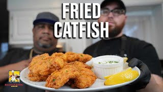 Southern Fried Catfish How to cook this delicious fish [upl. by Nylakcaj439]