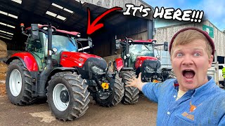 THE BIGGEST TRACTOR WE HAVE EVER BOUGHT ARRIVES ON THE FARM [upl. by Nosyk]