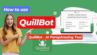 How to use QuillBot  QuillBot  AI Paraphrasing Tool  Save time amp improve writing Instantly [upl. by Staten]