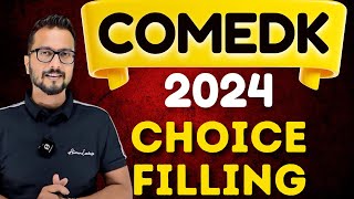 COMEDK 2024 CHOICE FILLING  ALL COLLEGES AND BRANCHES OF COMEDK  ORDER OF CHOICE FILLING [upl. by Waxler]