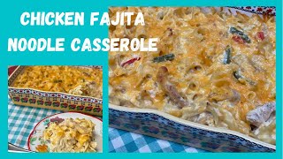 Chicken Fajita Noodle Casserole [upl. by Euqinotna468]