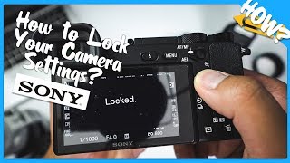 How to Lock🔒Your Sony a6500 Exposure Settings a6000a6300a7ii [upl. by Ycnaffit]