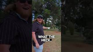 Massive Tree Branch Falls During Golf Shot 😂 [upl. by Melba]