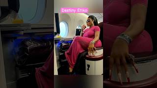 Delectable Nollywood actress Destiny Etiko says she is flying pretty The colour is perfect on her [upl. by Forest]