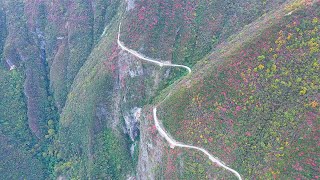 Chongqing’s “cliff sky road” even the old drivers in Yunguichuan are afraid [upl. by Rab26]