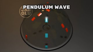 Satisfying pendulum wave  mesmerizing marimba sound  relaxing music pendulumwave relaxingwave [upl. by Ardisj]