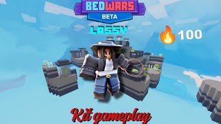 Lassy kit gameplay no cometary Roblox bed wars [upl. by Trueblood975]