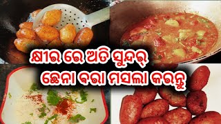 ଛେନା ବରା ତରକାରୀChhena Bara TarkariChhena Paneer MasalaPaneer RecipeNew RecipeOdia Jhia Diksha [upl. by Billye]