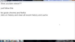 Slow YouTube Videos on Chrome And Firefox fix [upl. by Arahas]