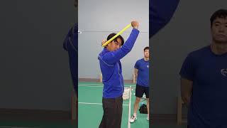 How to INCREASE POWER in Badminton Shots aylexbadmintonacademy badminton [upl. by Dahaf]