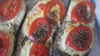 AUBERGINE A LA TOMATE ET MOZARELLA AU FOUR [upl. by Notxed]