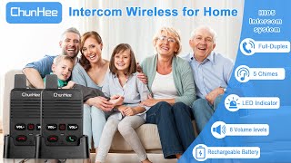 ChunHee HI05 Full Duplex Wireless Intercom System [upl. by Dinan103]